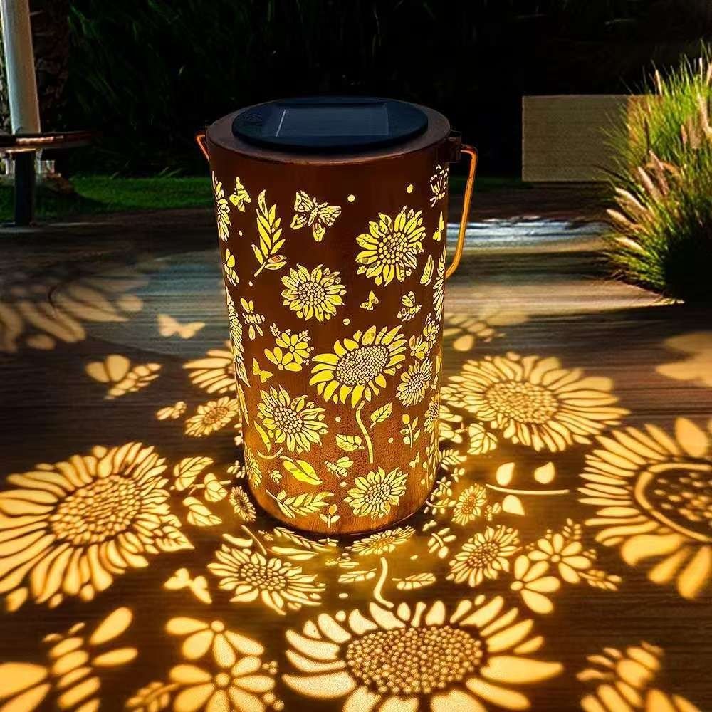 Outdoor Lighting Solar - Sunflower Light and Shadow Light Waterproof