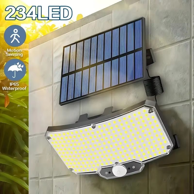 Outdoor Lighting Solar - 234LED Solar Outdoor Lights Motion Sensor