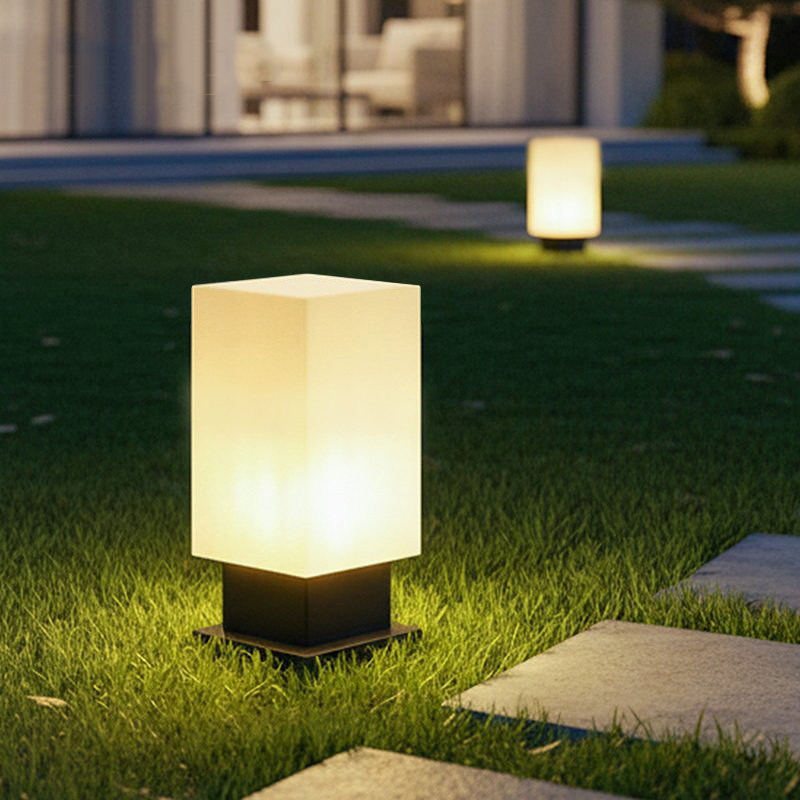 Outdoor Lighting Solar - Luminous floor lamp courtyard solar LED