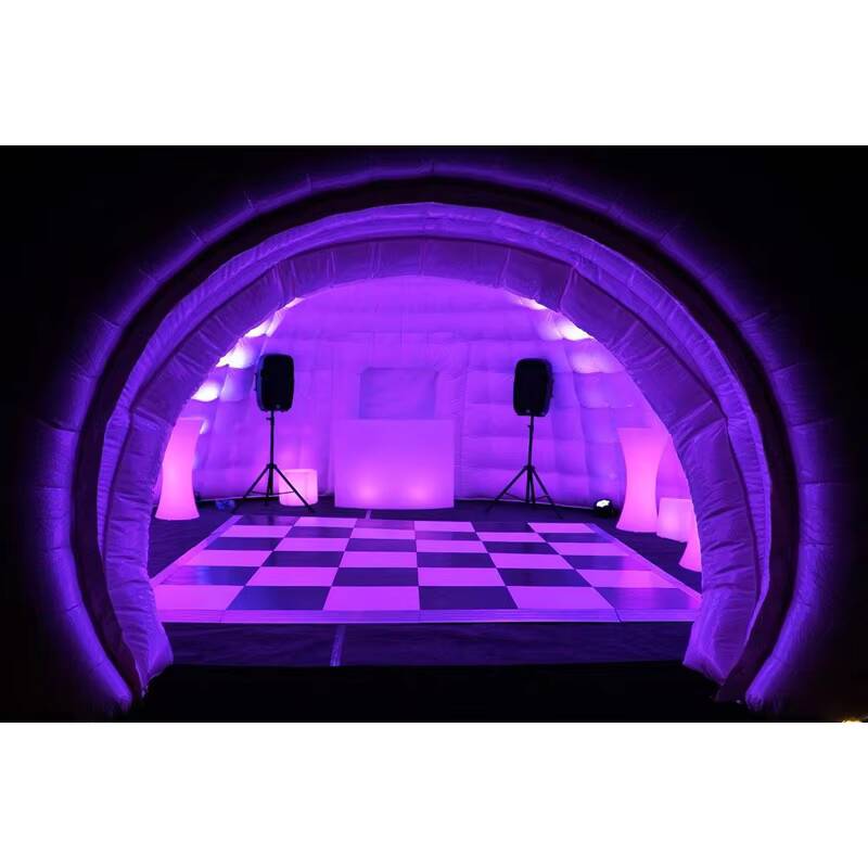 Outdoor Lighting Rental For Party - Beautiful Giant Inflatable Dome Tent Rental,