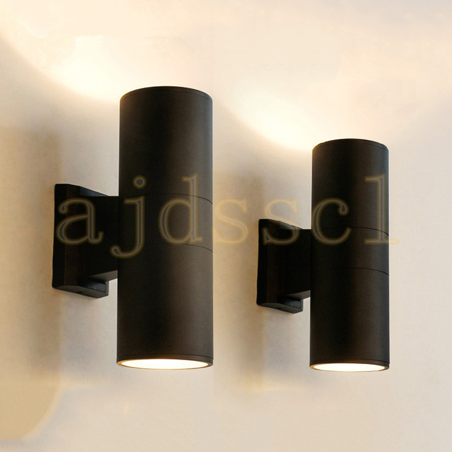 Outdoor Lighting Lux - LED Porch Wall Light Up Down