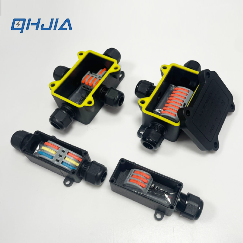 Outdoor Lighting Electrical Box - IP68 Waterproof Junction Box PA66 Fast