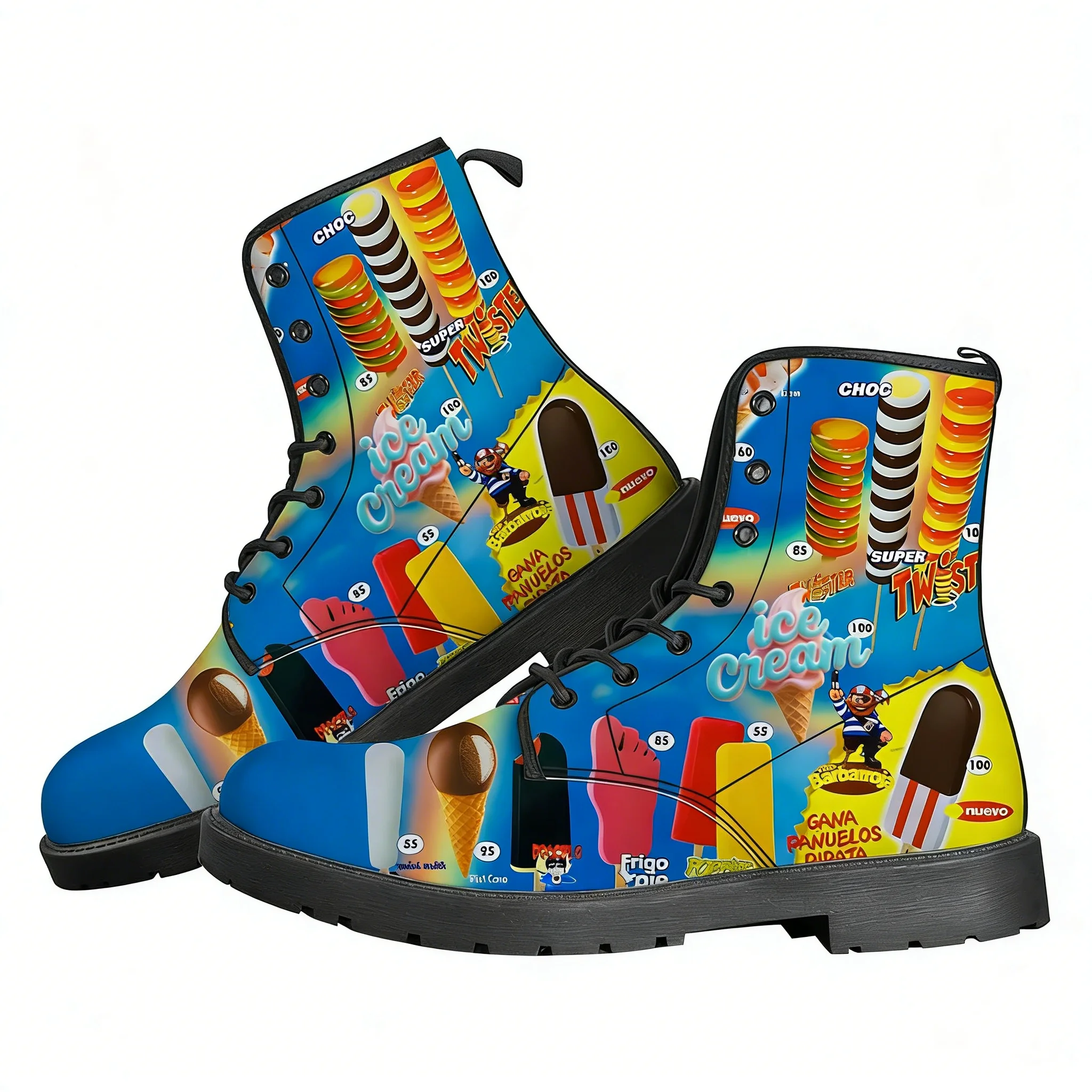 Outdoor Lighting Round - Ice Cream Boots Mens Womens Teenager