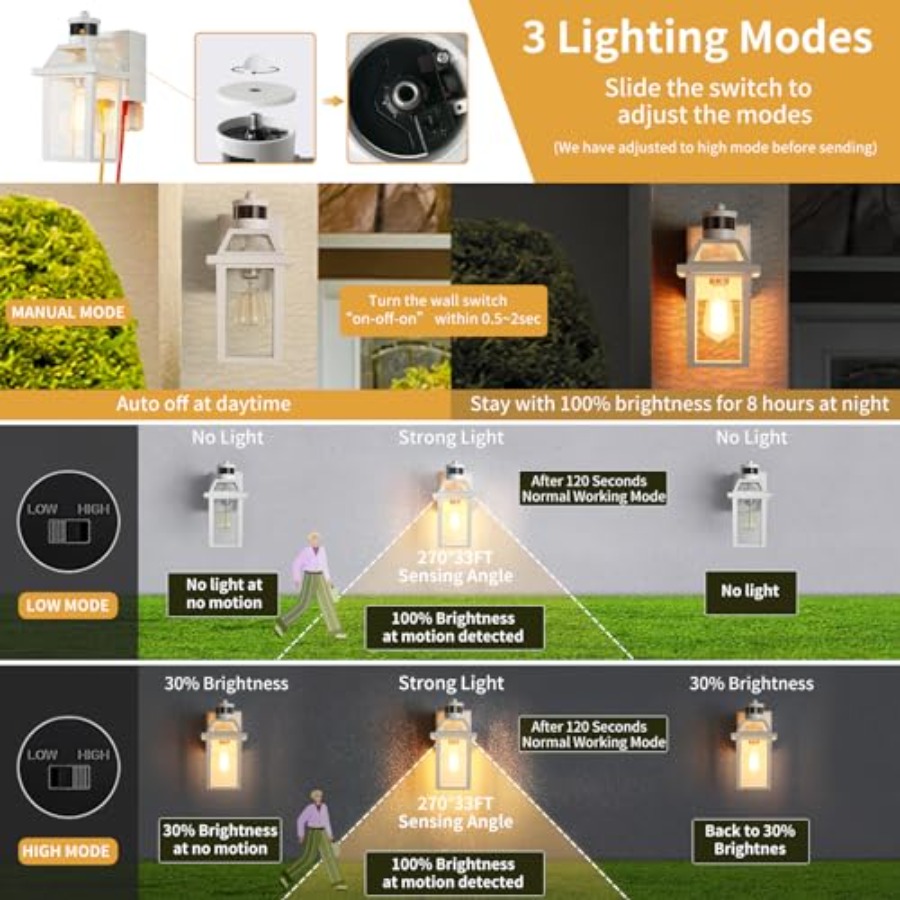 Porch Lights with GFCI Outlet, - огляд і ціна Outdoor Lighting No Outlet