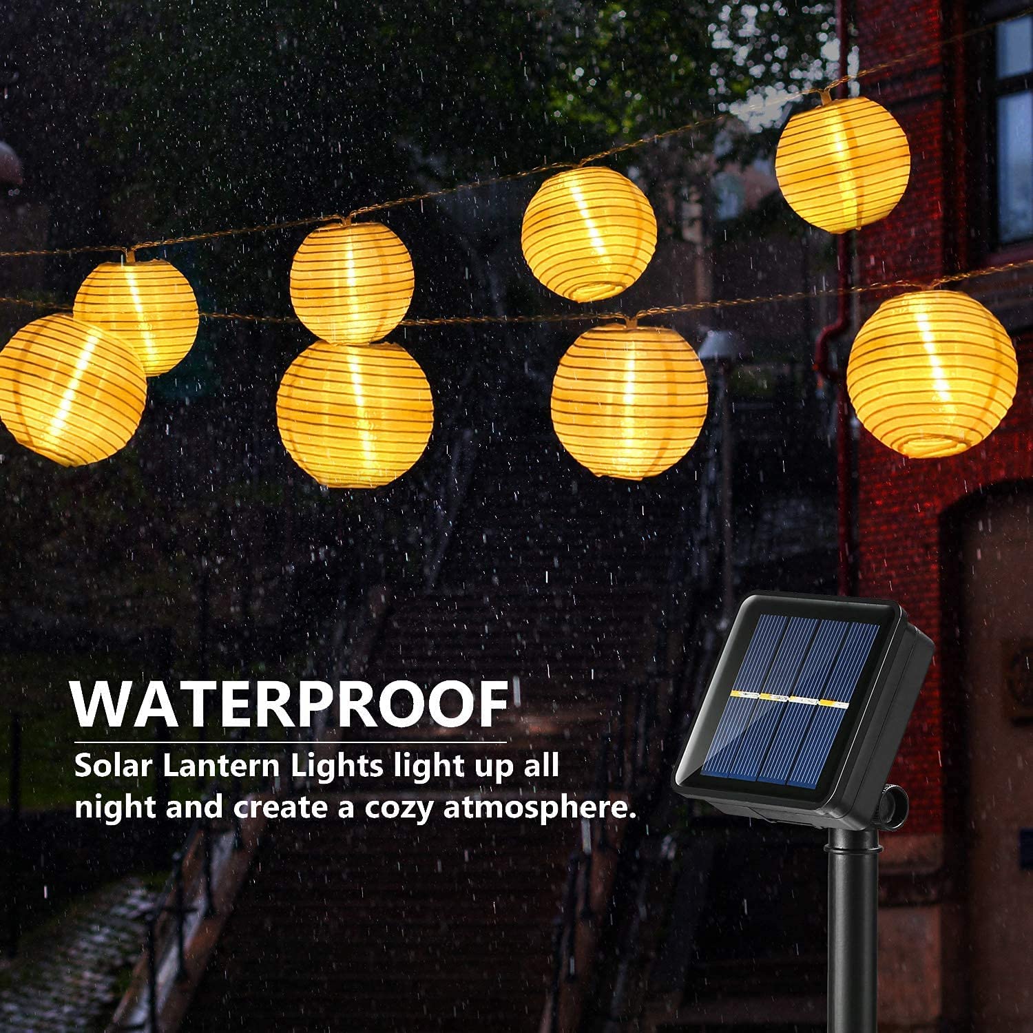 Waterproof Lantern Solar Strin - огляд і ціна Outdoor Lighting Company