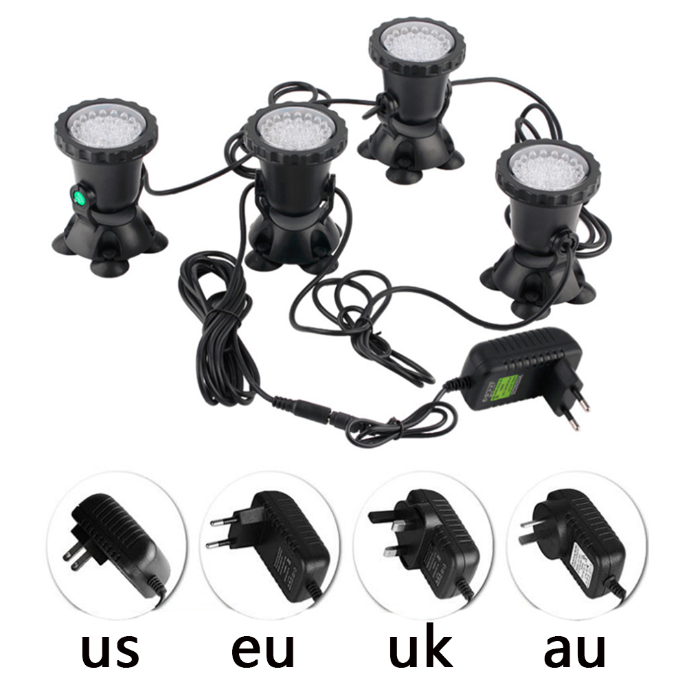 RGB LED Underwater Light IP68  - огляд і ціна Pond Light Submersible