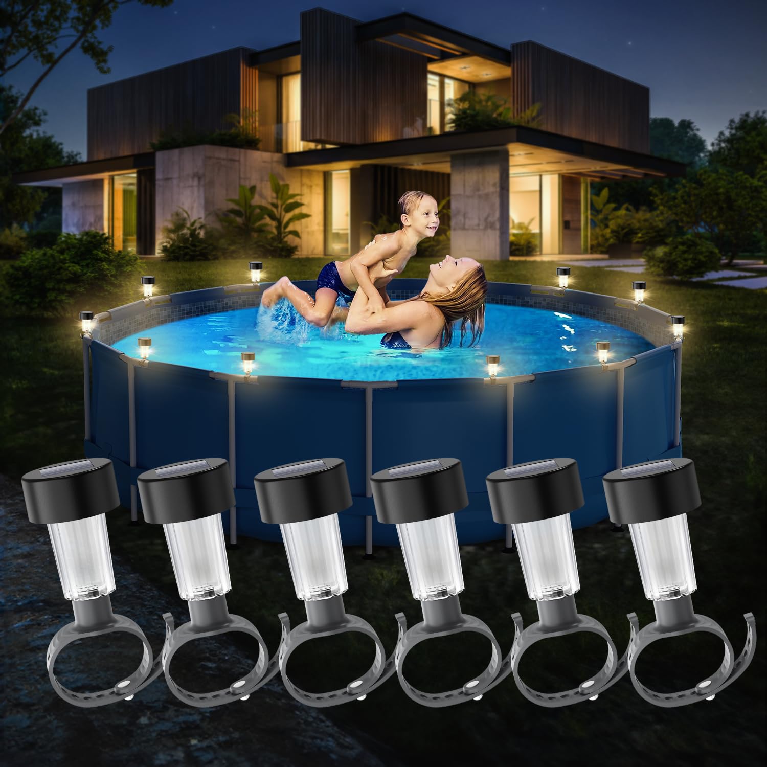 6 packages Solar Pool Light Fr - огляд і ціна Pond Light Submersible