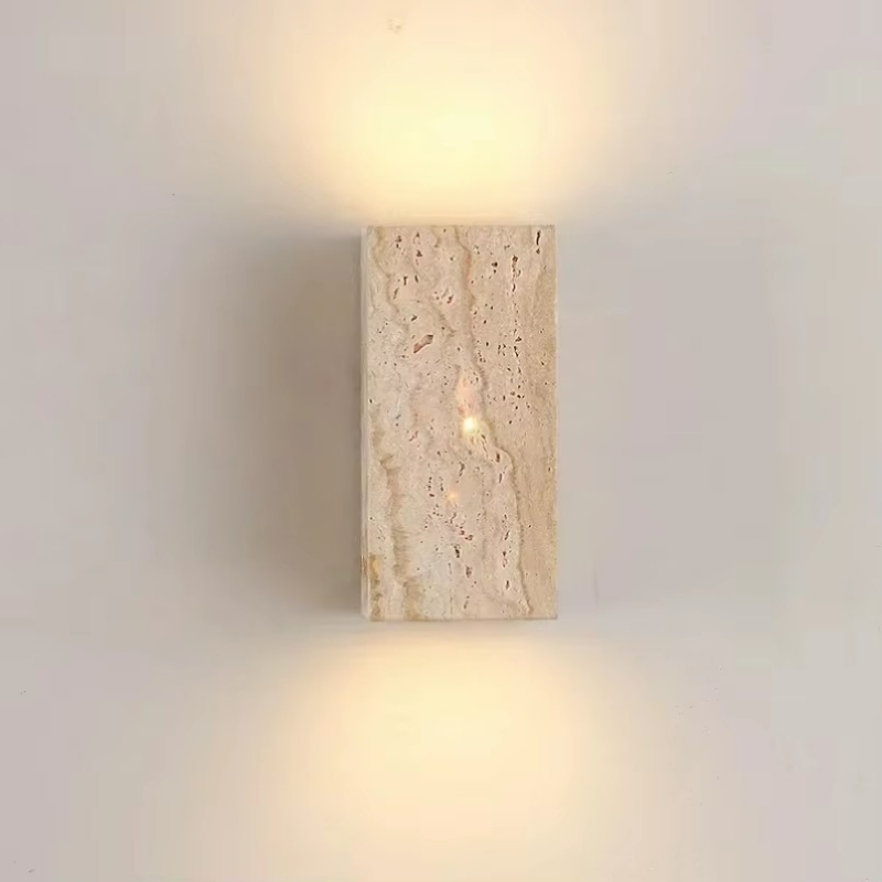 Yellow Travertine Stone Wall M - огляд і ціна Outdoor Lighting Restaurant