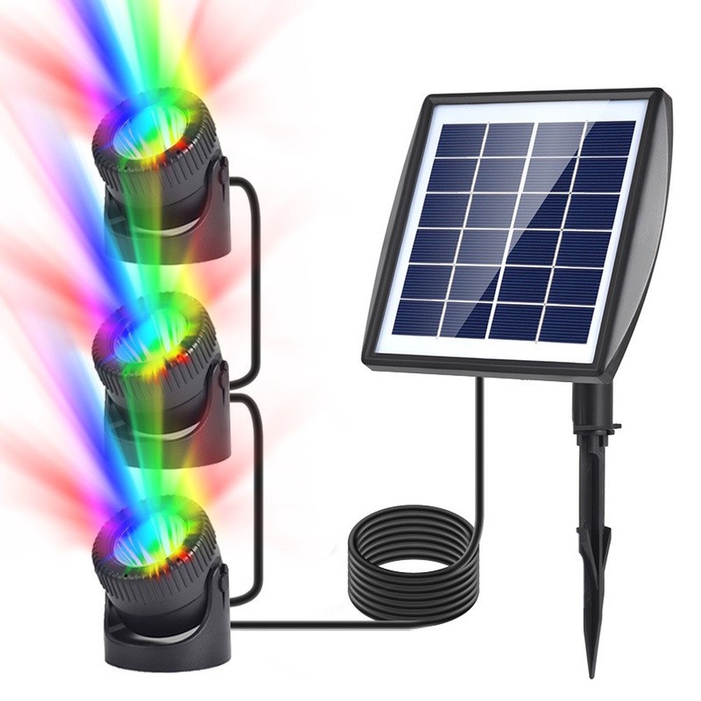 IP68 Submersible RGB Solar Lig - огляд і ціна Pond Light Submersible