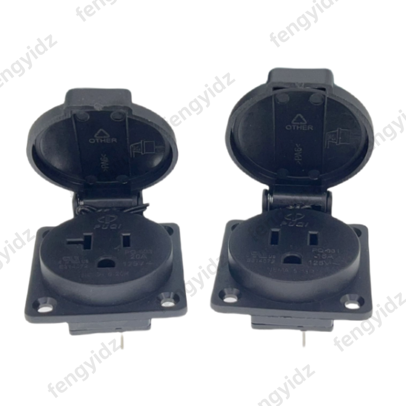 Black 125V 15A 20A IP44 CE Ame - огляд і ціна Outdoor Lighting No Outlet