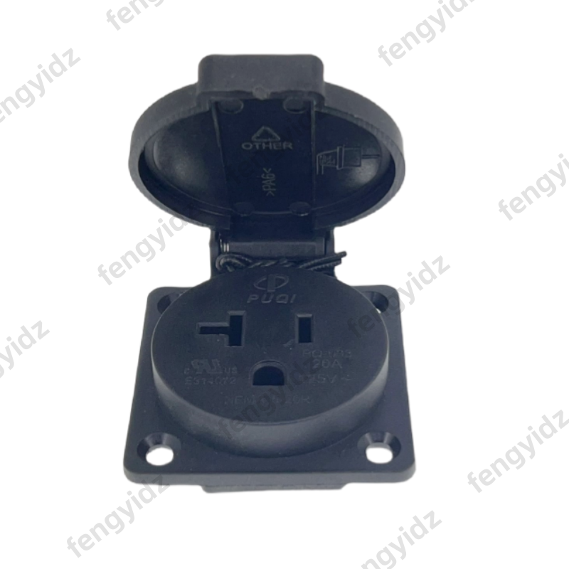 Black 125V 15A 20A IP44 CE Ame - огляд і ціна Outdoor Lighting No Outlet