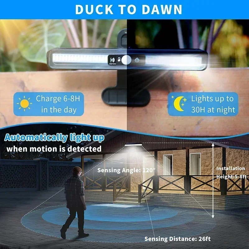 Clip On Solar Motion Lights Ou - огляд і ціна Outdoor Lighting Solar