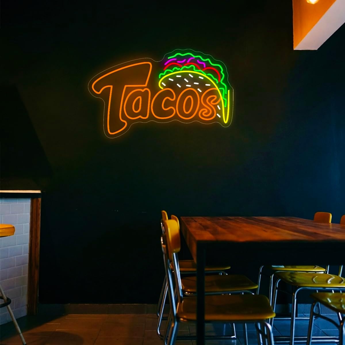 Tacos LED Neon Sign USB Wall L - огляд і ціна Outdoor Lighting Restaurant