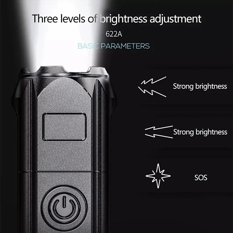LED Camping Torch Flashlight H - огляд і ціна Outdoor Lighting Spotlight