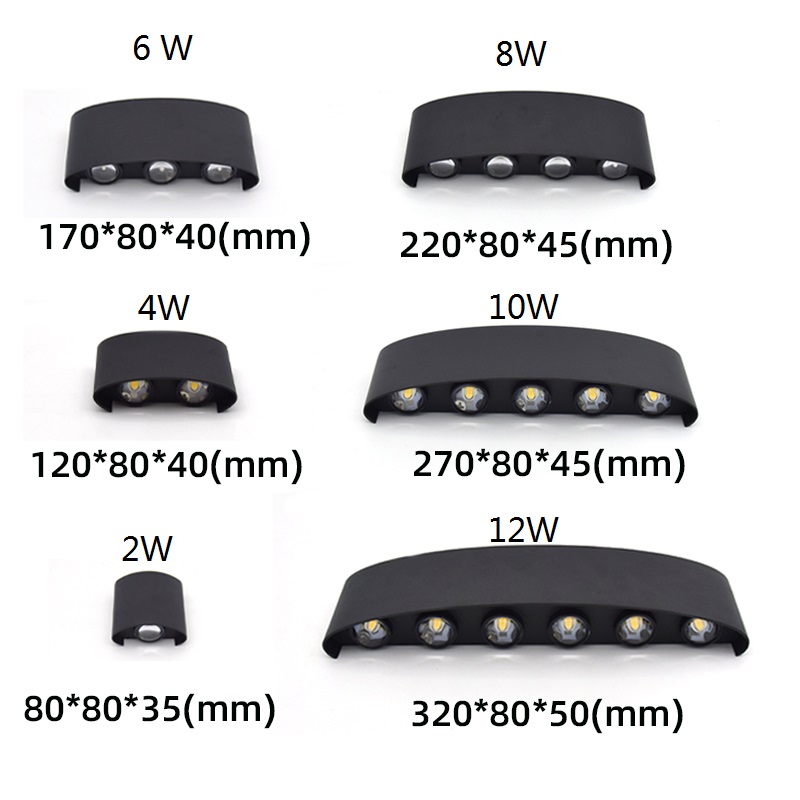 2W 4W 6W 8W 10W 12W LED Wall L - огляд і ціна Outdoor Lighting Lux