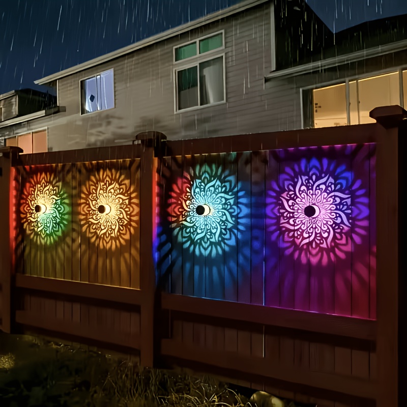 1/2/4 Packs Solar Fence Lights - огляд і ціна Outdoor Lighting Solar