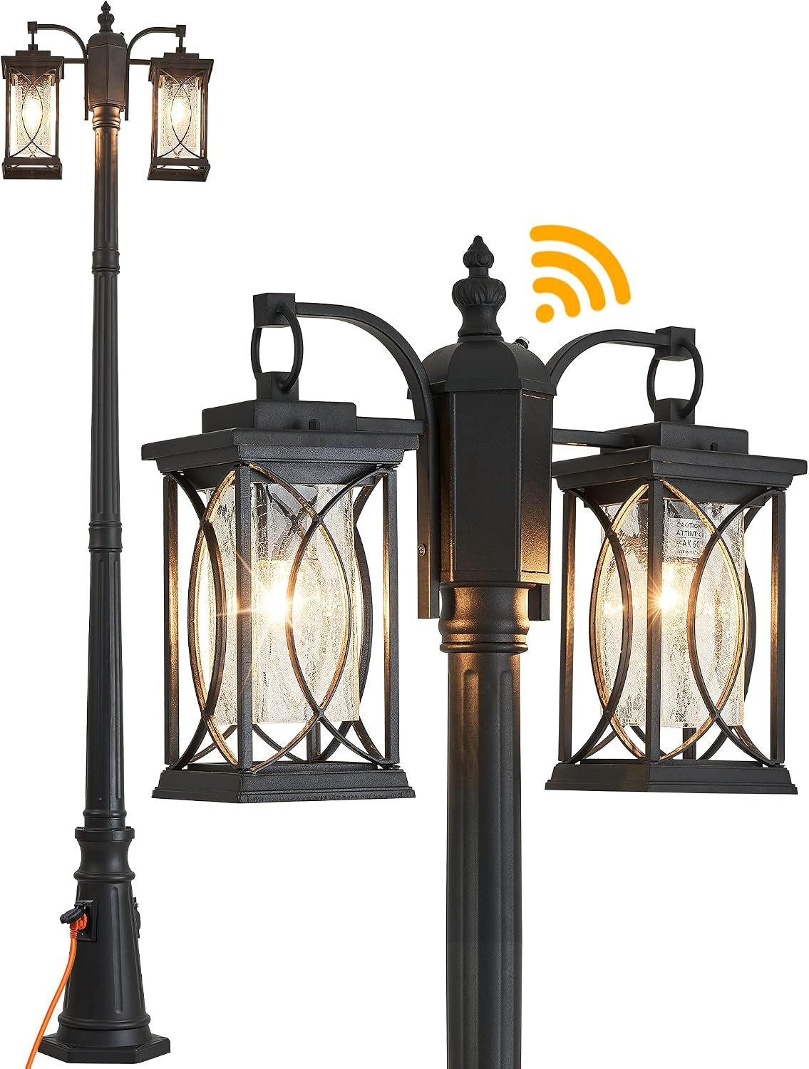 Outdoor Dusk Dawn Lamp Post Mo - огляд і ціна Outdoor Lighting No Outlet
