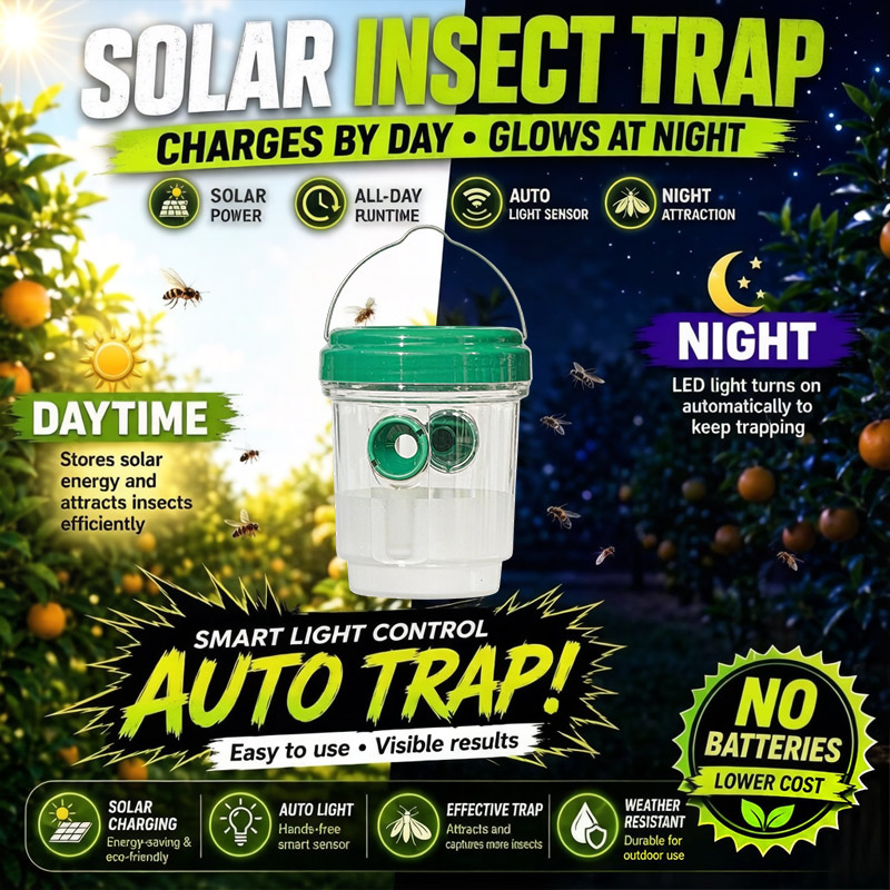 Solar Powered Fruit Fly Traps  - огляд і ціна Outdoor Lighting Company