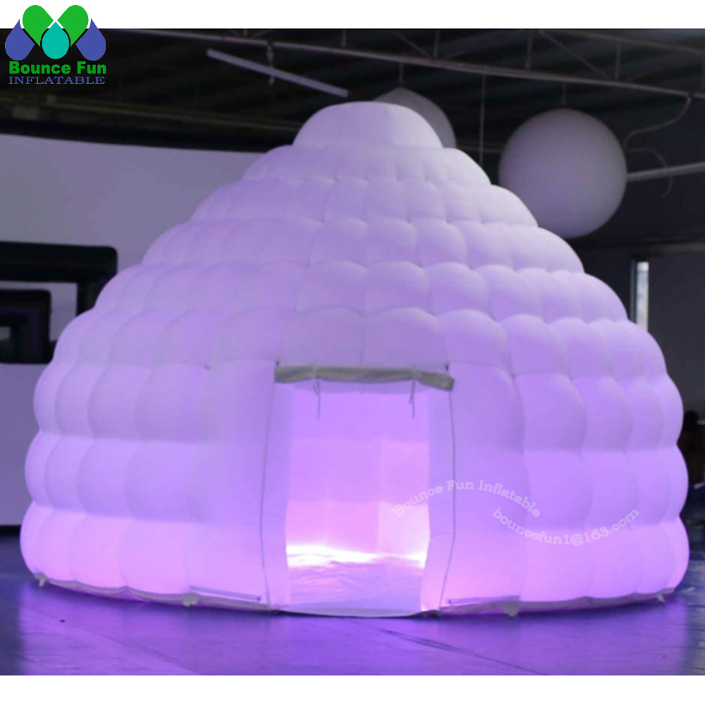 White Inflatable Igloo Dome Te - огляд і ціна Outdoor Lighting Rental For Party