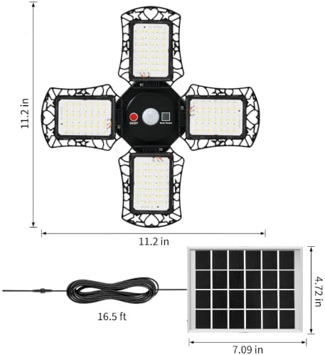 6x4FT Outdoor Storage Shed & H - огляд і ціна Outdoor Lighting Solar