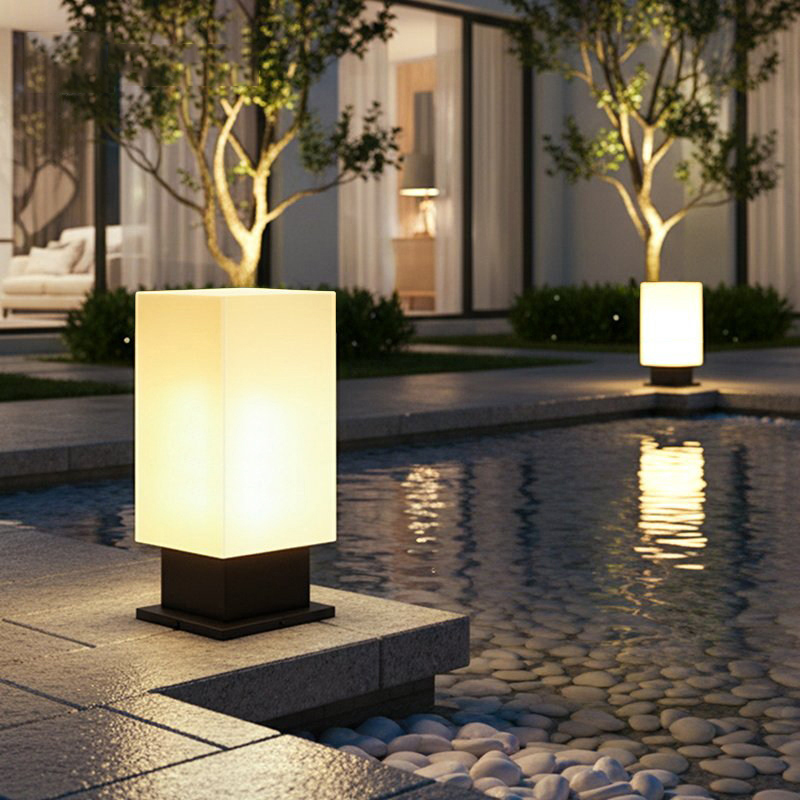 Luminous floor lamp courtyard  - огляд і ціна Outdoor Lighting Solar