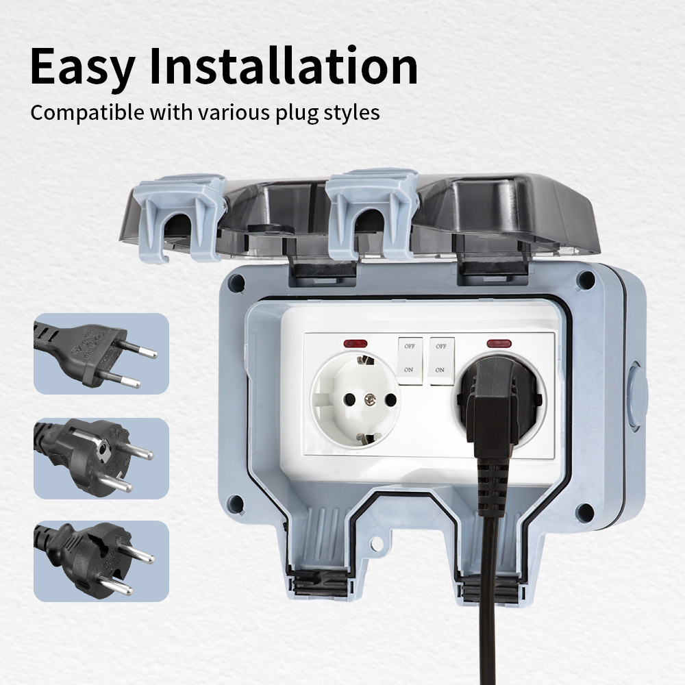 TNCE IP66 Waterproof Socket ou - огляд і ціна Outdoor Lighting No Outlet
