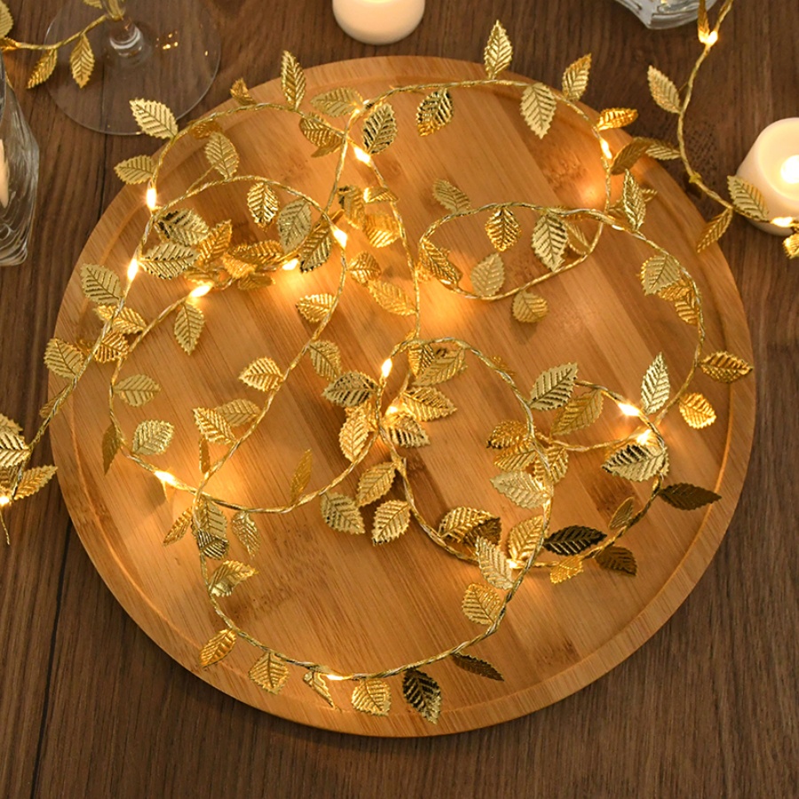 Golden Leaf Rattan Copper Wire - огляд і ціна Lighting Wedding Outdoor