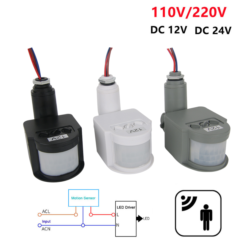 12V Motion Sensor 220V/110V PI - огляд і ціна Outdoor Lighting Lux
