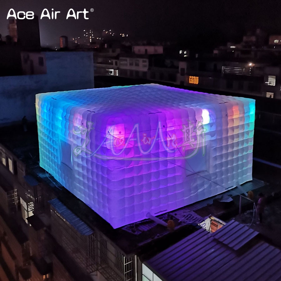 Inflatable Cube Tent with LED  - огляд і ціна Outdoor Lighting No Outlet