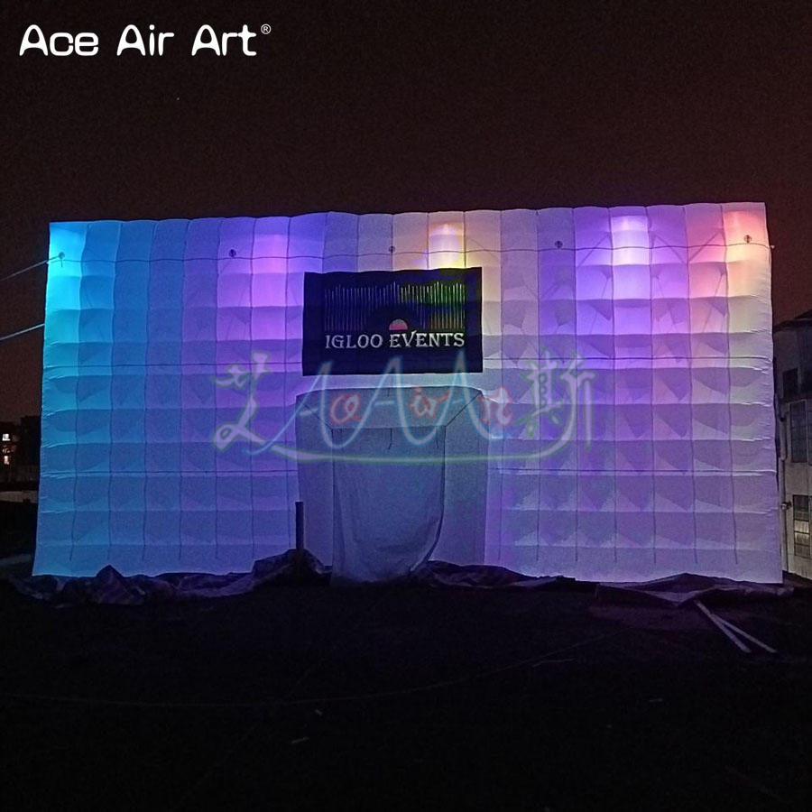 Inflatable Cube Tent with LED  - огляд і ціна Outdoor Lighting No Outlet
