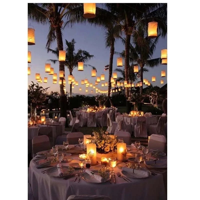 Top Quality 4pcs DIY White Str - огляд і ціна Lighting Wedding Outdoor