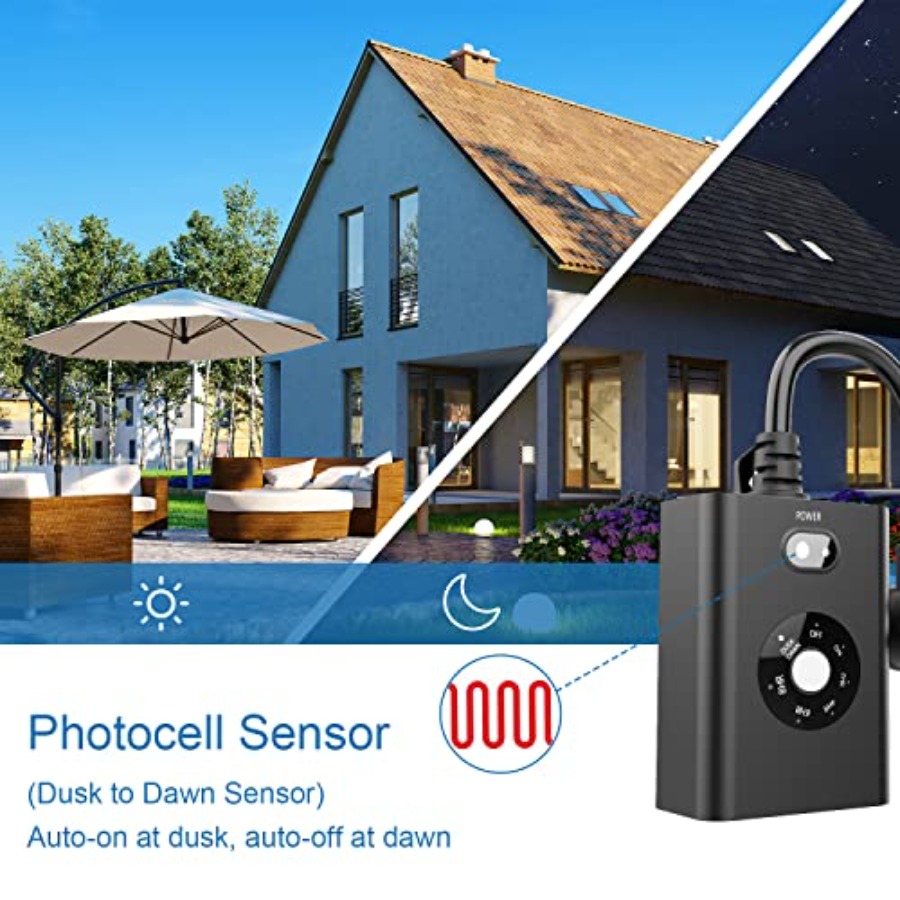 Outdoor Sensor Timer for Light - огляд і ціна Outdoor Lighting No Outlet