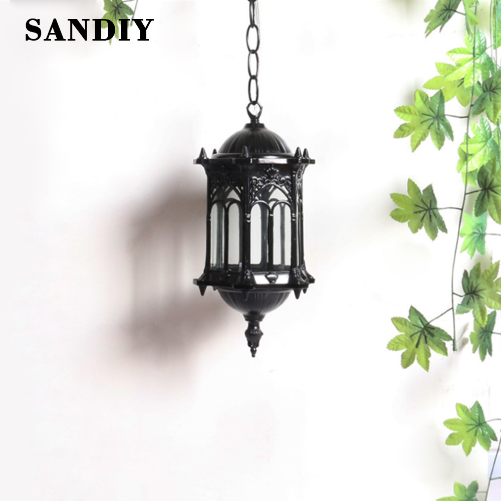 SANDIY Outdoor Pendant Lamp Re - огляд і ціна Outdoor Lighting Restaurant