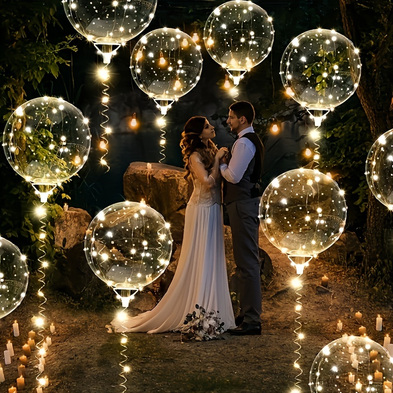 20pcs Set Bobo Balloons with L - огляд і ціна Lighting Wedding Outdoor