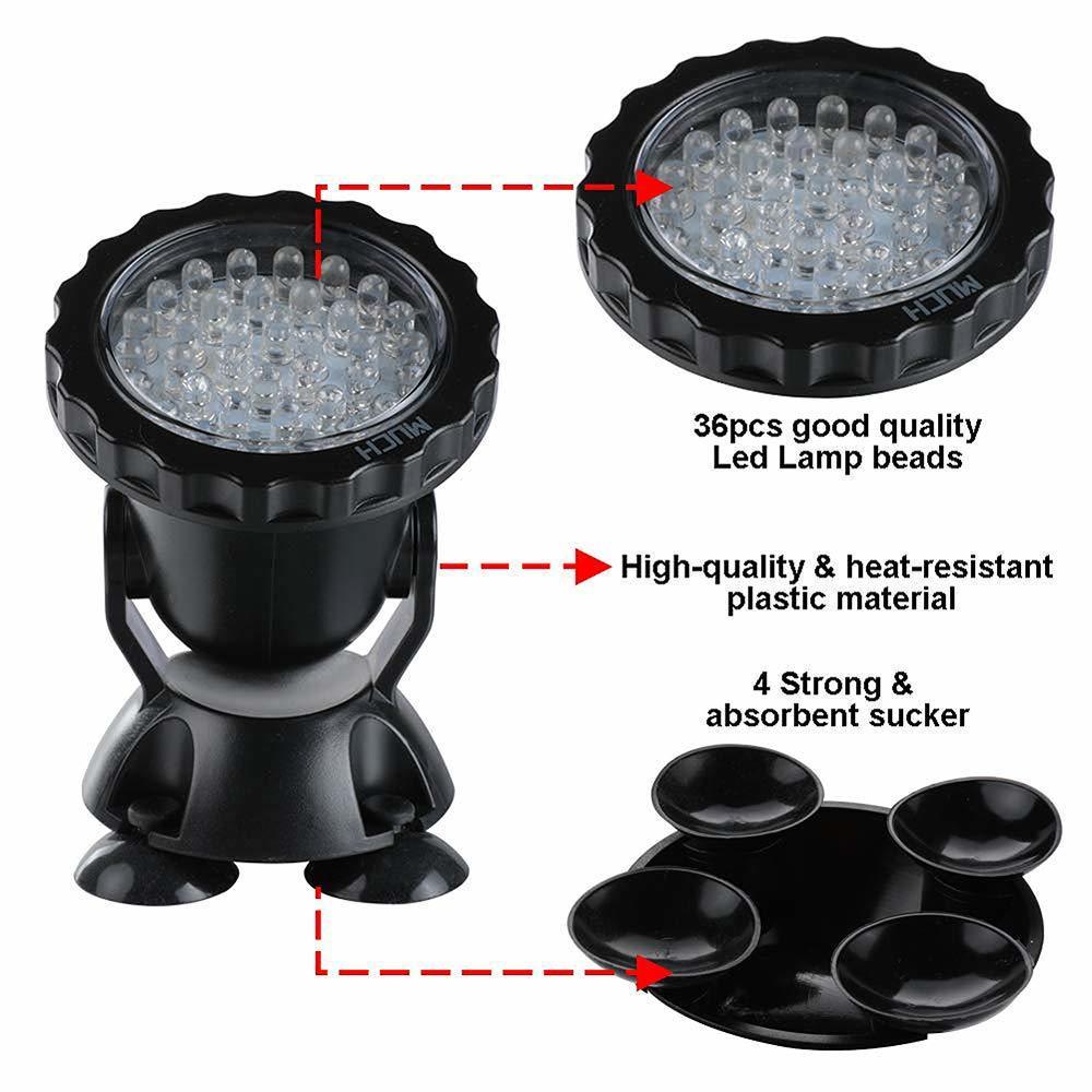 12V Submersible Pond Light Mul - огляд і ціна Pond Light Submersible