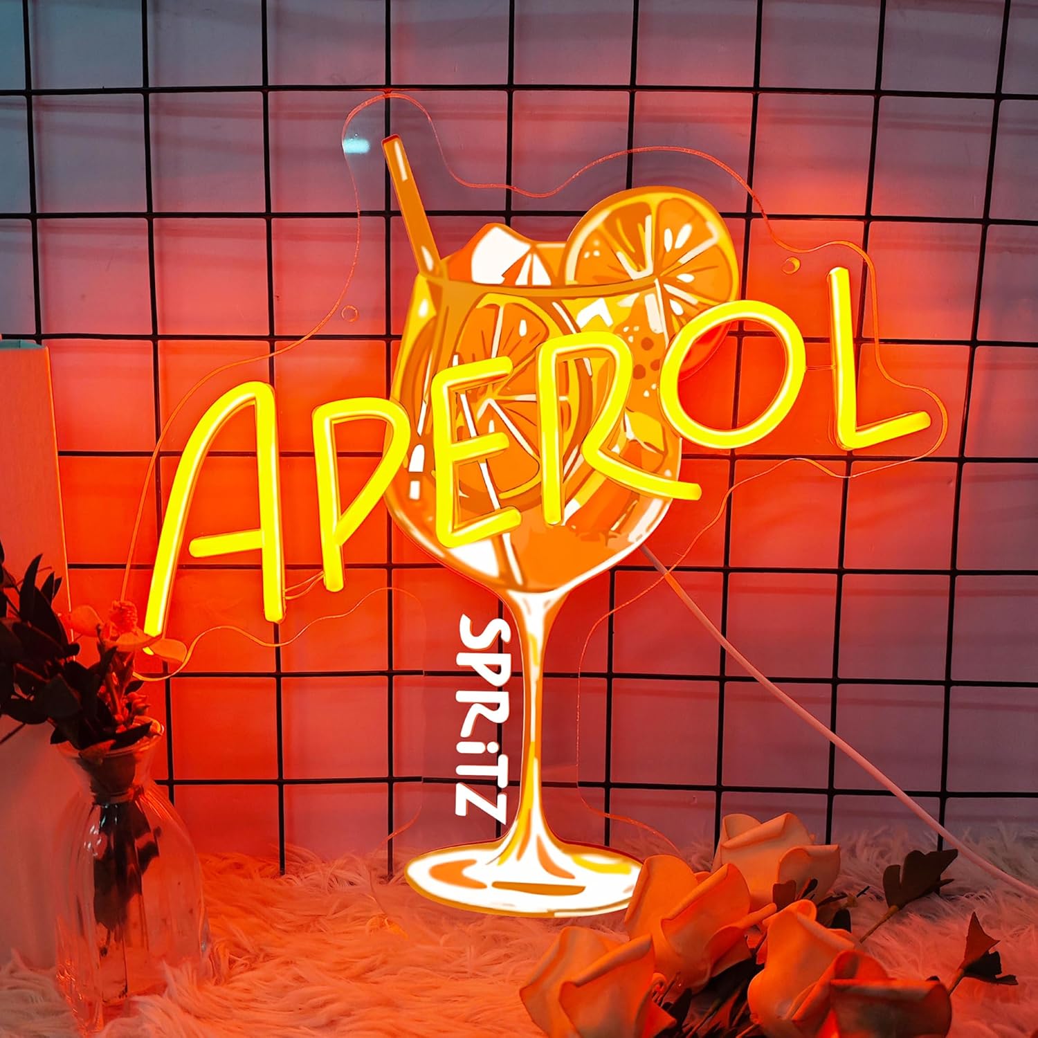 Orange/Aperol Spritz Neon Sign - огляд і ціна Outdoor Lighting Restaurant