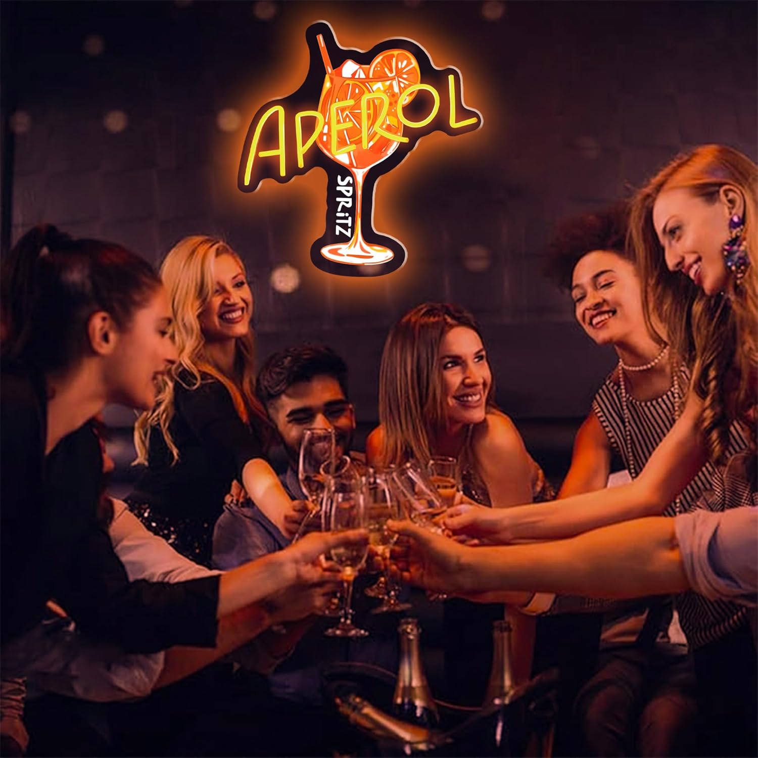 Orange/Aperol Spritz Neon Sign - огляд і ціна Outdoor Lighting Restaurant
