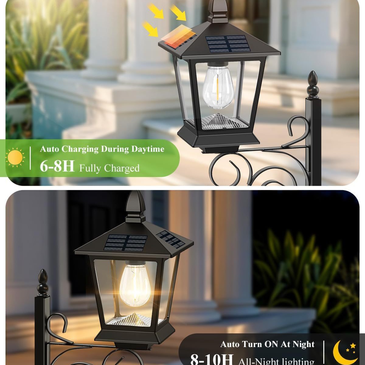 2 in 1 Solar Planter Lamp Wate - огляд і ціна Outdoor Lighting Solar