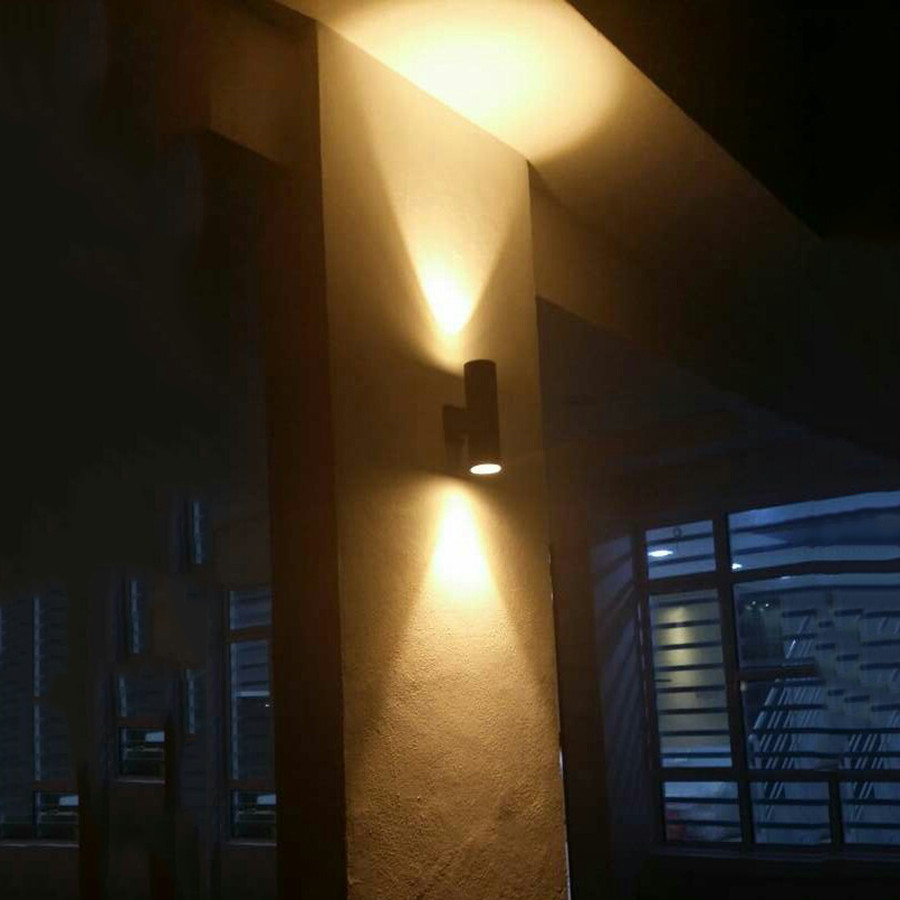 LED Porch Wall Light Up Down W - огляд і ціна Outdoor Lighting Lux