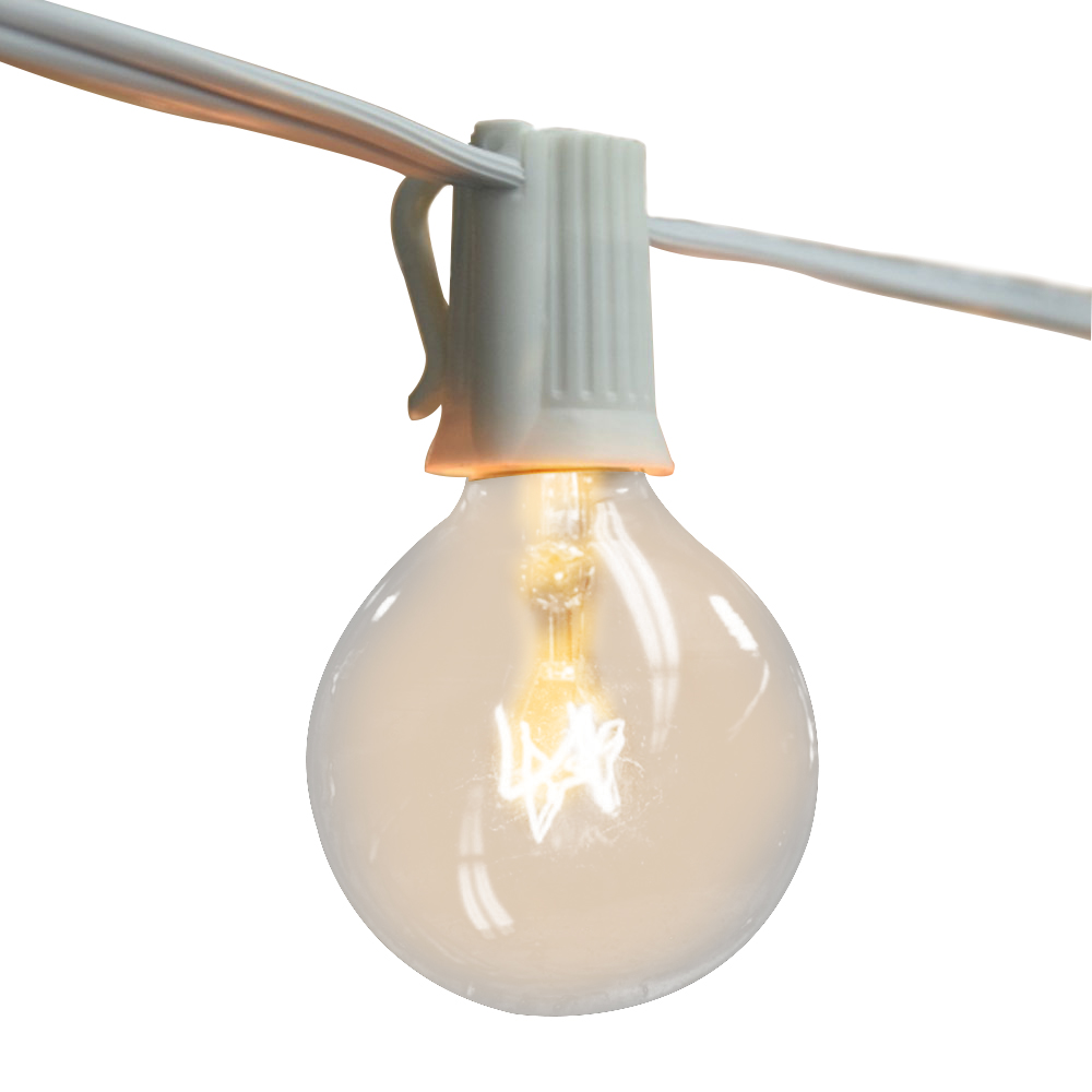 Vintage G40 Clear Bulb String  - огляд і ціна Lighting Wedding Outdoor