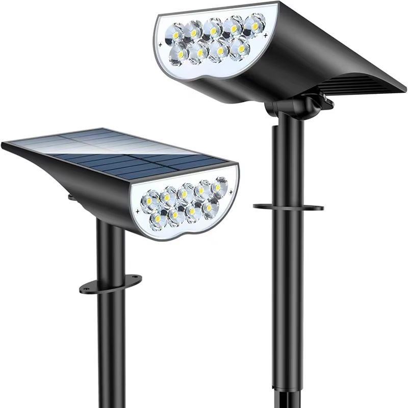 9 LED Solar Garden Spotlights  - огляд і ціна Outdoor Lighting Spotlight