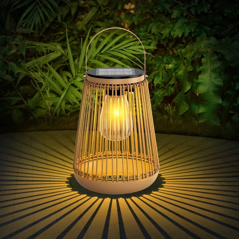 IP65 Waterproof Solar Rattan L - огляд і ціна Outdoor Lighting Solar