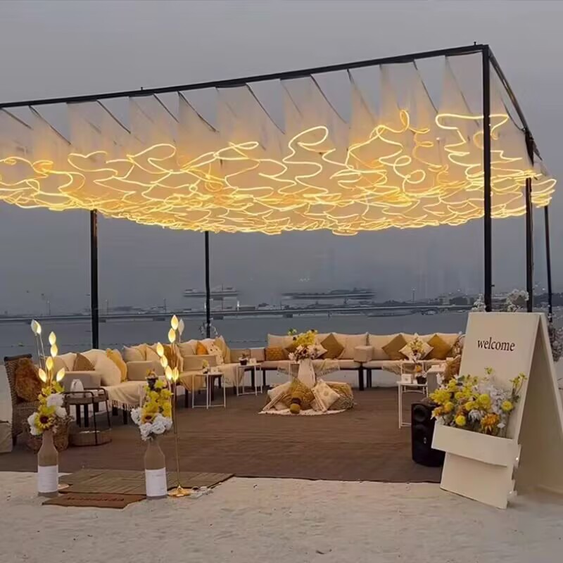 Wedding Ceiling Decoration Out - огляд і ціна Lighting Wedding Outdoor