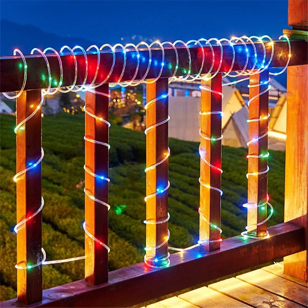 Solar Rope Lights Outdoor Blue - огляд і ціна Outdoor Lighting Company