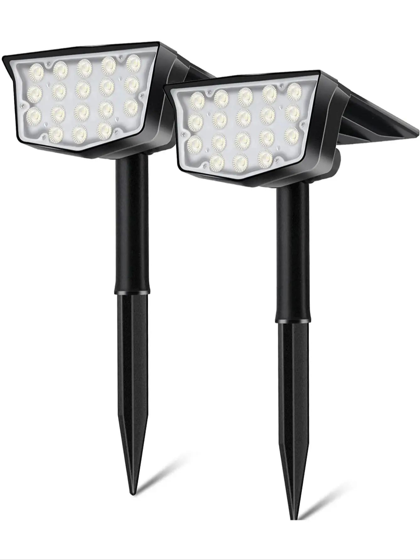 2Pcs Solar Outdoor Spot Lights - огляд і ціна Outdoor Lighting Spotlight
