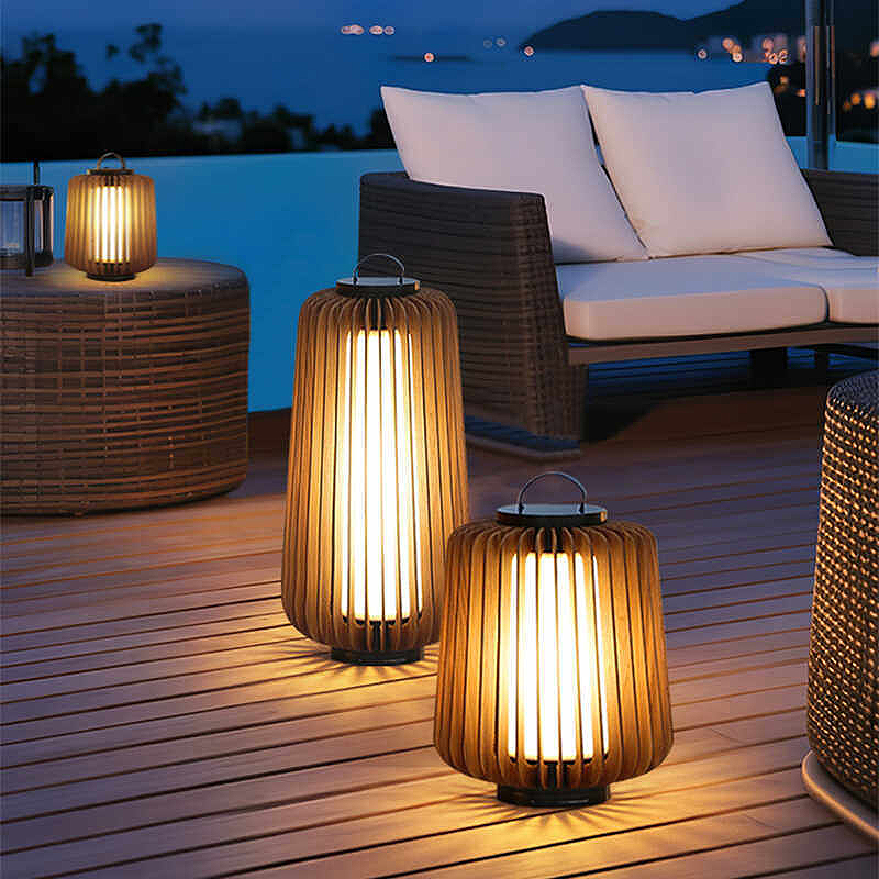 Luminous floor lamp courtyard  - огляд і ціна Outdoor Lighting Solar