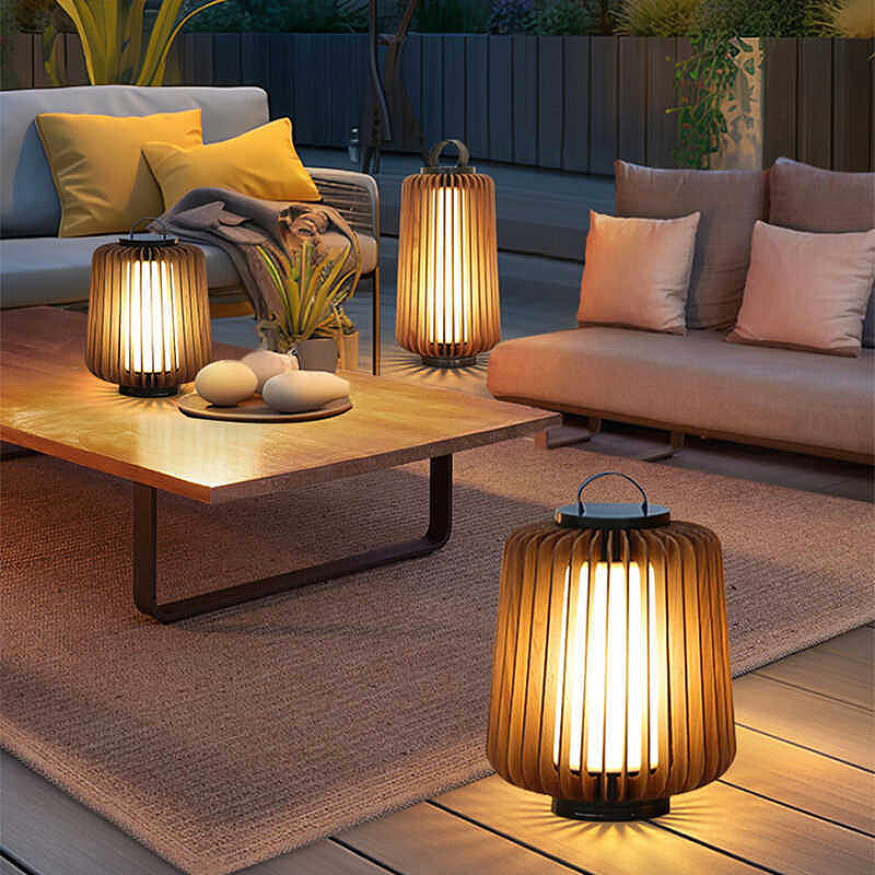 Luminous floor lamp courtyard  - огляд і ціна Outdoor Lighting Solar