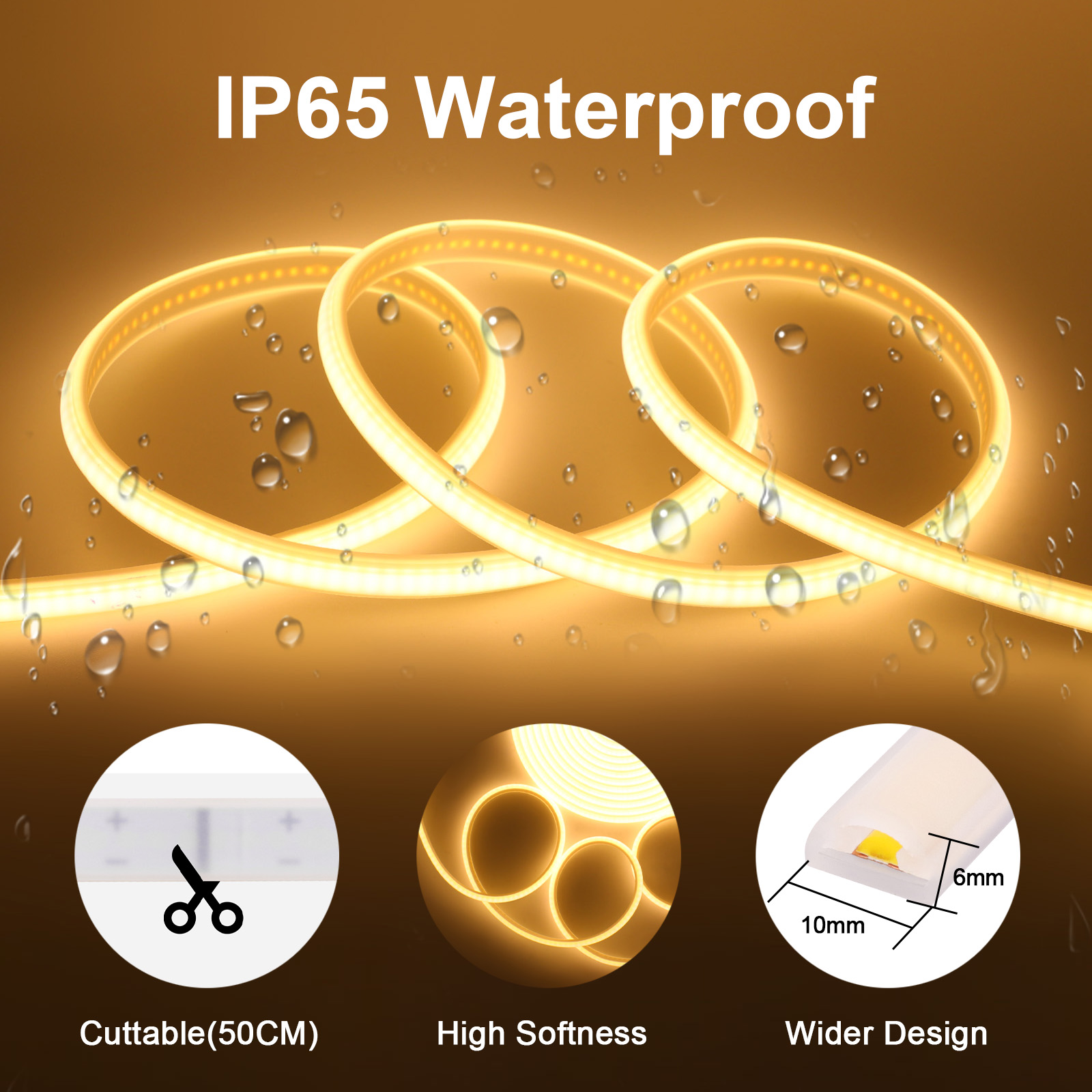 Dimmable COB LED Strip Light 2 - огляд і ціна Outdoor Lighting Restaurant