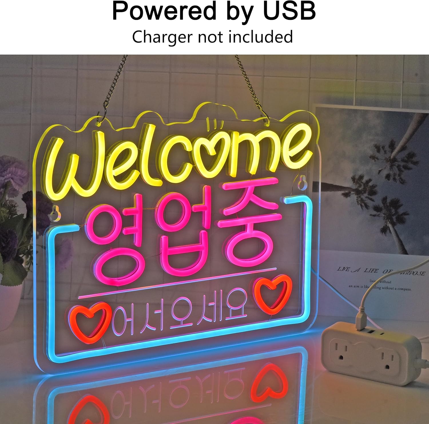 Korean Welcome on Sale Neon Si - огляд і ціна Outdoor Lighting Restaurant